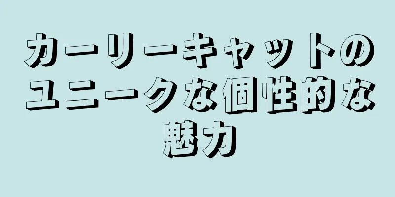 カーリーキャットのユニークな個性的な魅力