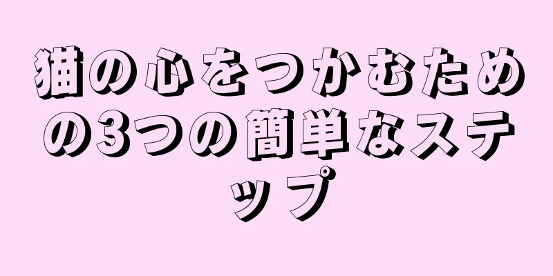猫の心をつかむための3つの簡単なステップ