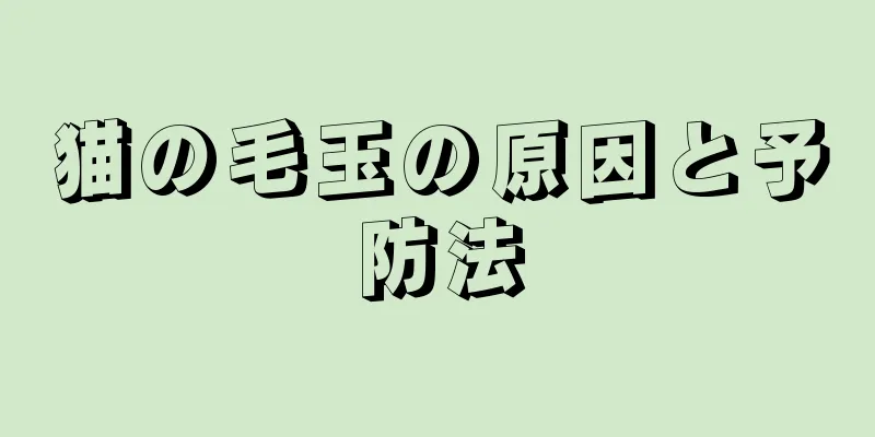 猫の毛玉の原因と予防法