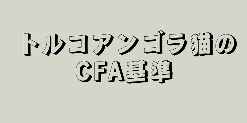 トルコアンゴラ猫のCFA基準