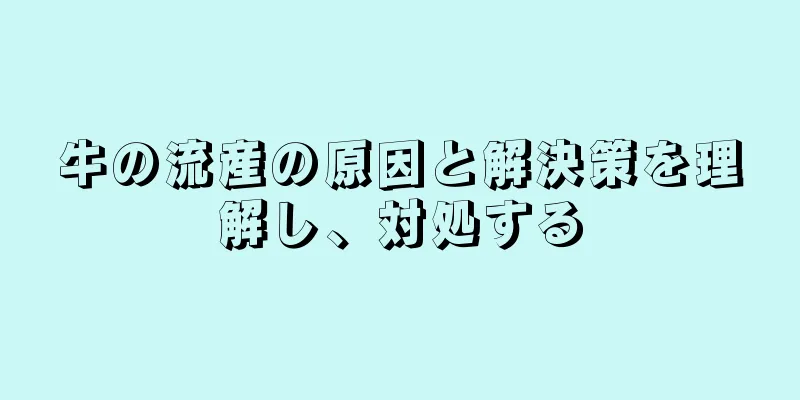 牛の流産の原因と解決策を理解し、対処する