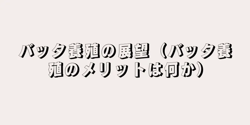 バッタ養殖の展望（バッタ養殖のメリットは何か）