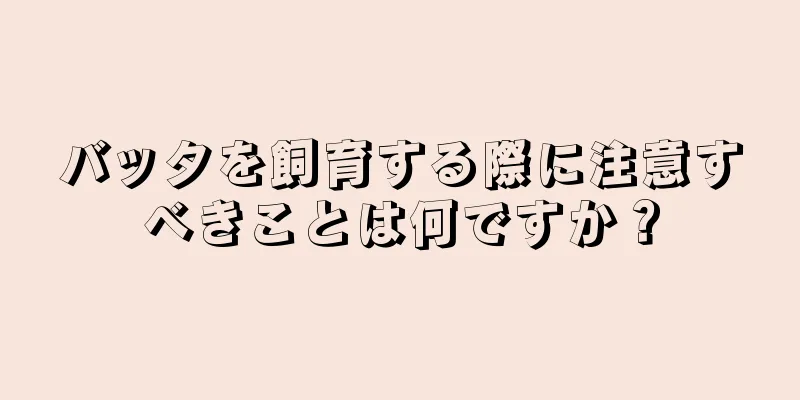 バッタを飼育する際に注意すべきことは何ですか？