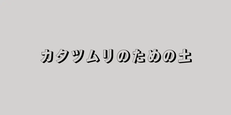 カタツムリのための土