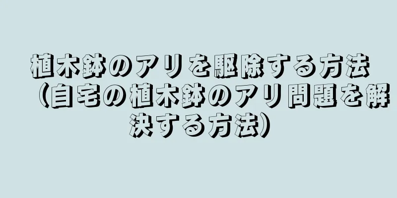 植木鉢のアリを駆除する方法（自宅の植木鉢のアリ問題を解決する方法）