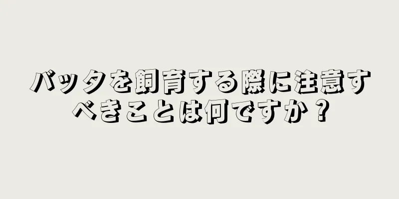 バッタを飼育する際に注意すべきことは何ですか？