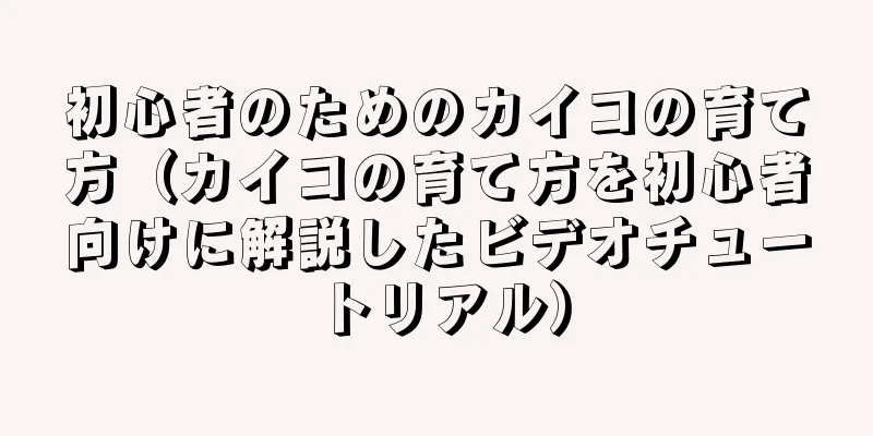 初心者のためのカイコの育て方（カイコの育て方を初心者向けに解説したビデオチュートリアル）