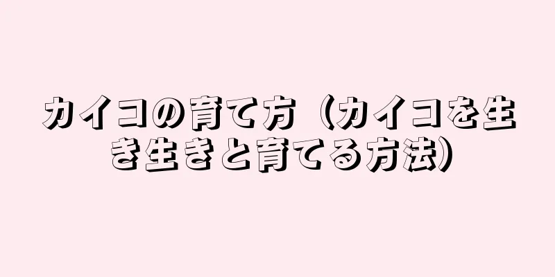 カイコの育て方（カイコを生き生きと育てる方法）