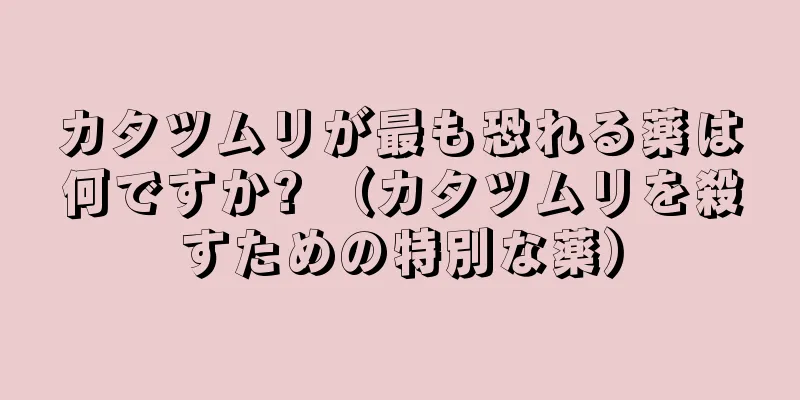 カタツムリが最も恐れる薬は何ですか? （カタツムリを殺すための特別な薬）