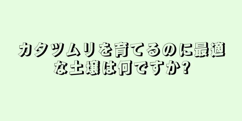 カタツムリを育てるのに最適な土壌は何ですか?