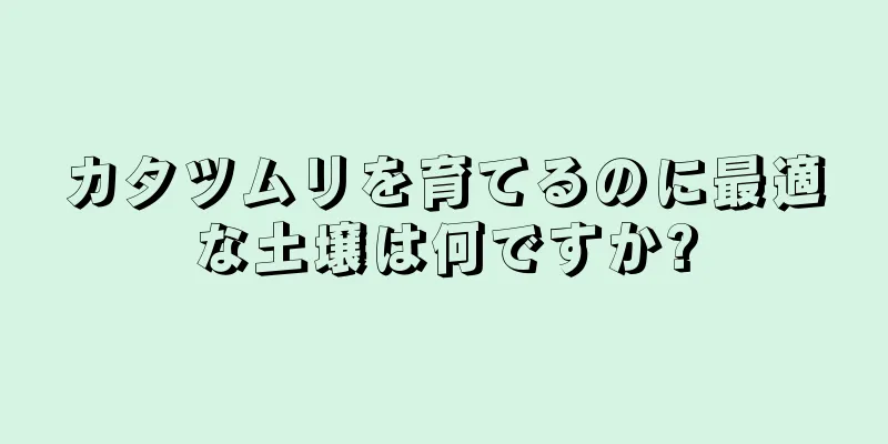 カタツムリを育てるのに最適な土壌は何ですか?