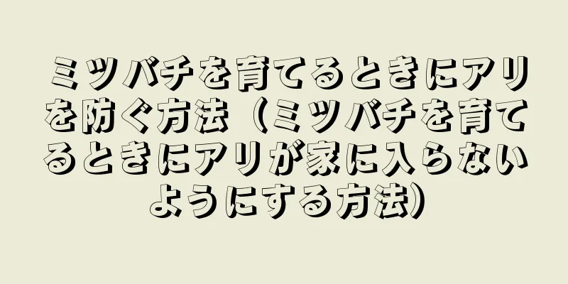 ミツバチを育てるときにアリを防ぐ方法（ミツバチを育てるときにアリが家に入らないようにする方法）