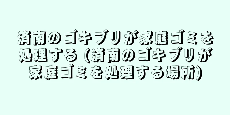 済南のゴキブリが家庭ゴミを処理する (済南のゴキブリが家庭ゴミを処理する場所)