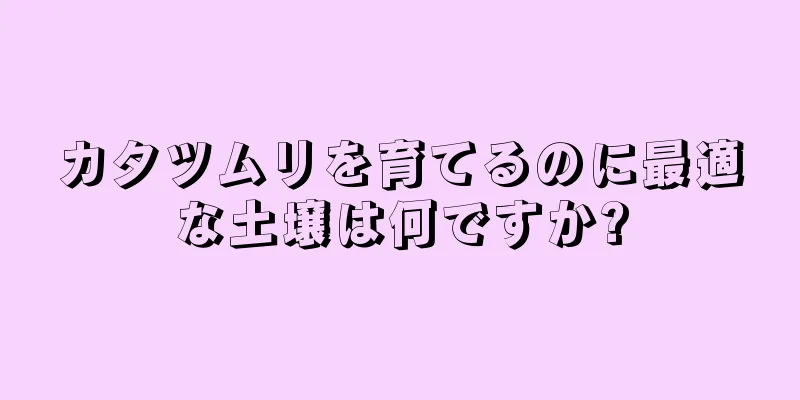 カタツムリを育てるのに最適な土壌は何ですか?