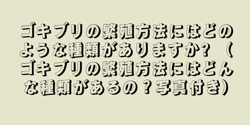 ゴキブリの繁殖方法にはどのような種類がありますか? （ゴキブリの繁殖方法にはどんな種類があるの？写真付き）