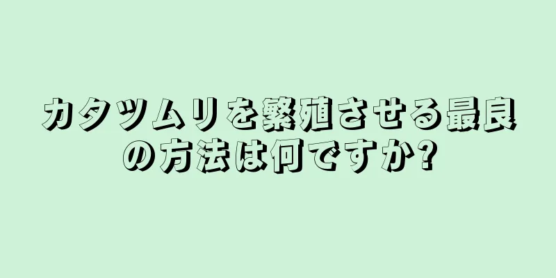 カタツムリを繁殖させる最良の方法は何ですか?