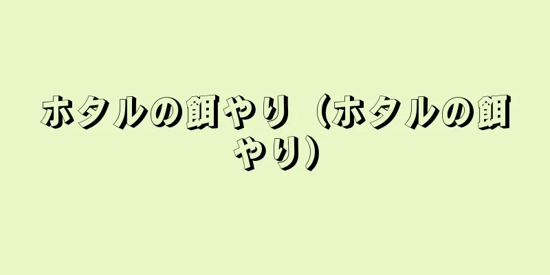 ホタルの餌やり（ホタルの餌やり）