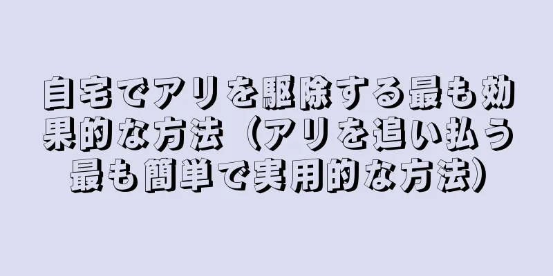 自宅でアリを駆除する最も効果的な方法（アリを追い払う最も簡単で実用的な方法）