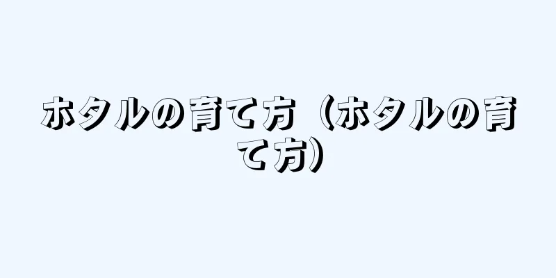 ホタルの育て方（ホタルの育て方）