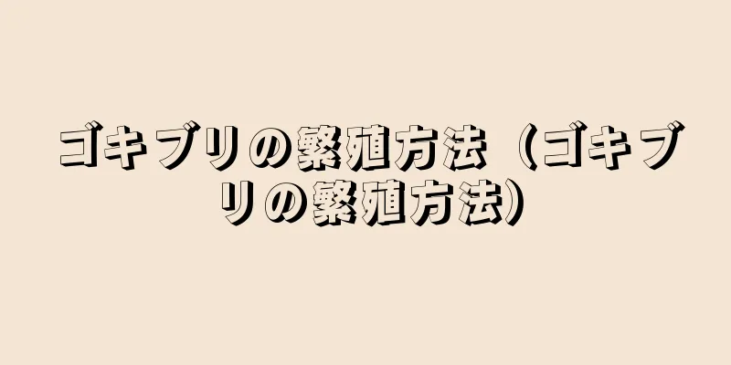 ゴキブリの繁殖方法（ゴキブリの繁殖方法）