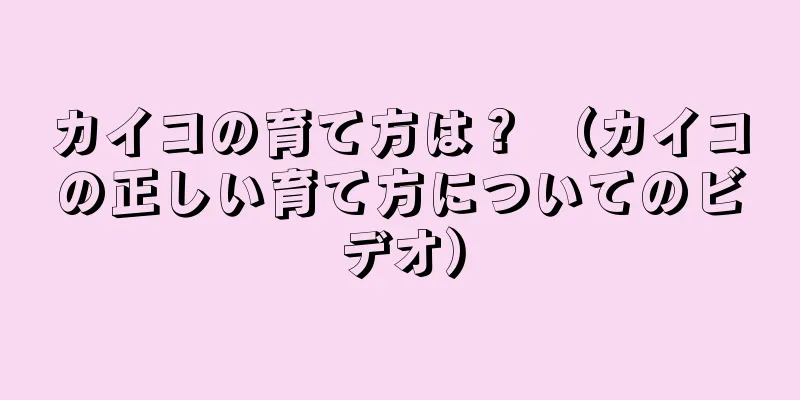 カイコの育て方は？ （カイコの正しい育て方についてのビデオ）