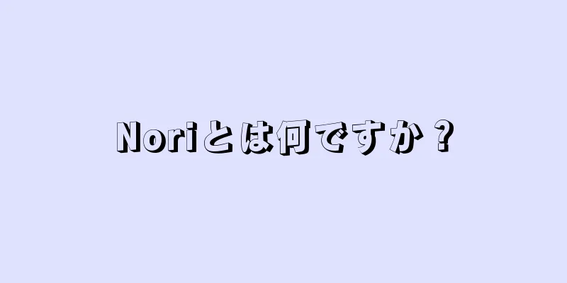 Noriとは何ですか？
