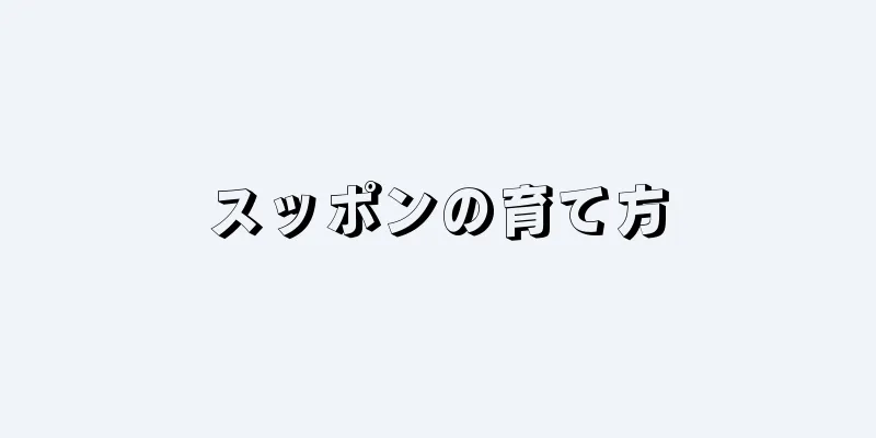 スッポンの育て方