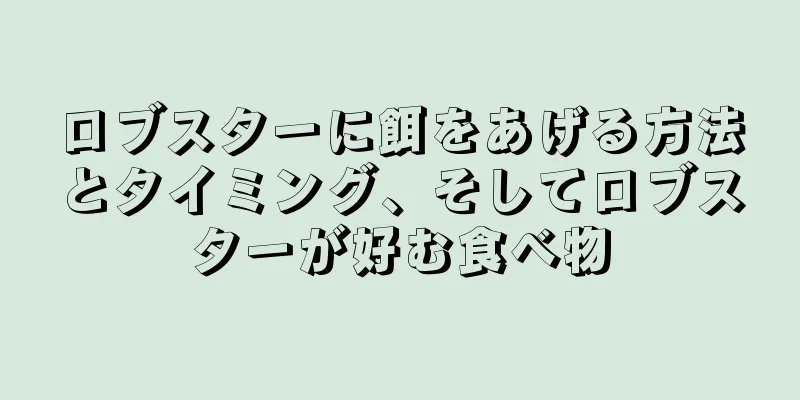 ロブスターに餌をあげる方法とタイミング、そしてロブスターが好む食べ物