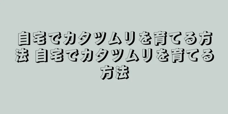 自宅でカタツムリを育てる方法 自宅でカタツムリを育てる方法
