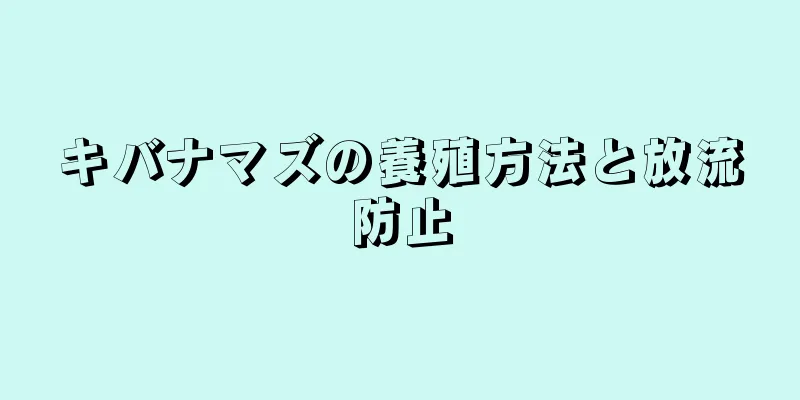 キバナマズの養殖方法と放流防止