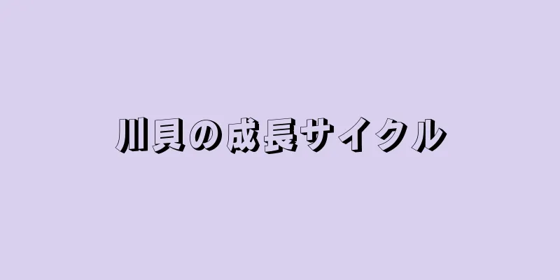 川貝の成長サイクル