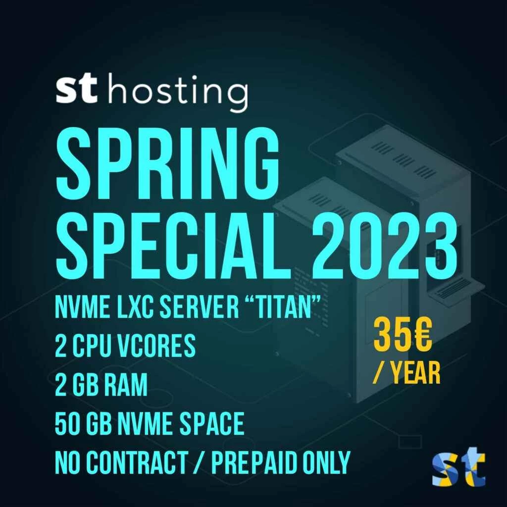 Signal Transmitter: ドイツのフランクフルトで 2GB RAM の VPS が年間わずか 35 ユーロ!