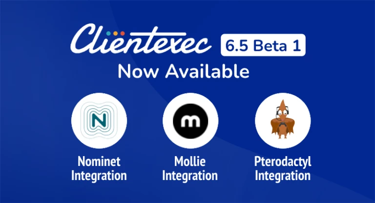Clientexec 6.5 ベータ 1 がリリースされました! Pterodactyl、VirtFusion、Cyber​​Panel との統合など!