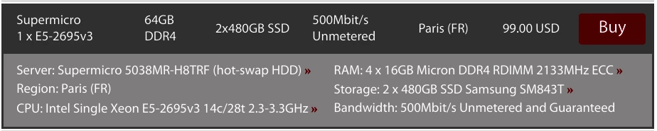 Debian サーバーの仕様