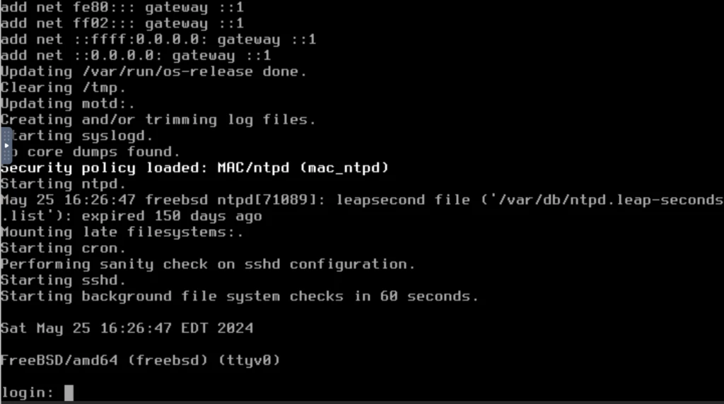FreeBSDプロンプト