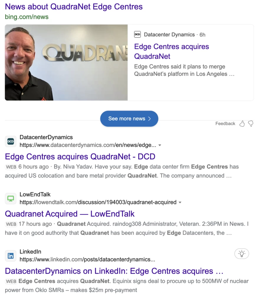 データセンターダイナミクスの記事