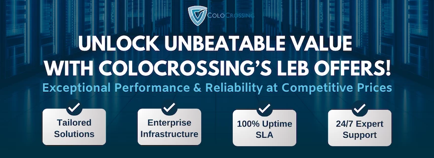 ColoCrossingなら、バッファロー、ロサンゼルス、ダラス、シカゴで月額25ドルで専用サーバーをご利用いただけます！VPSも格安でご用意！