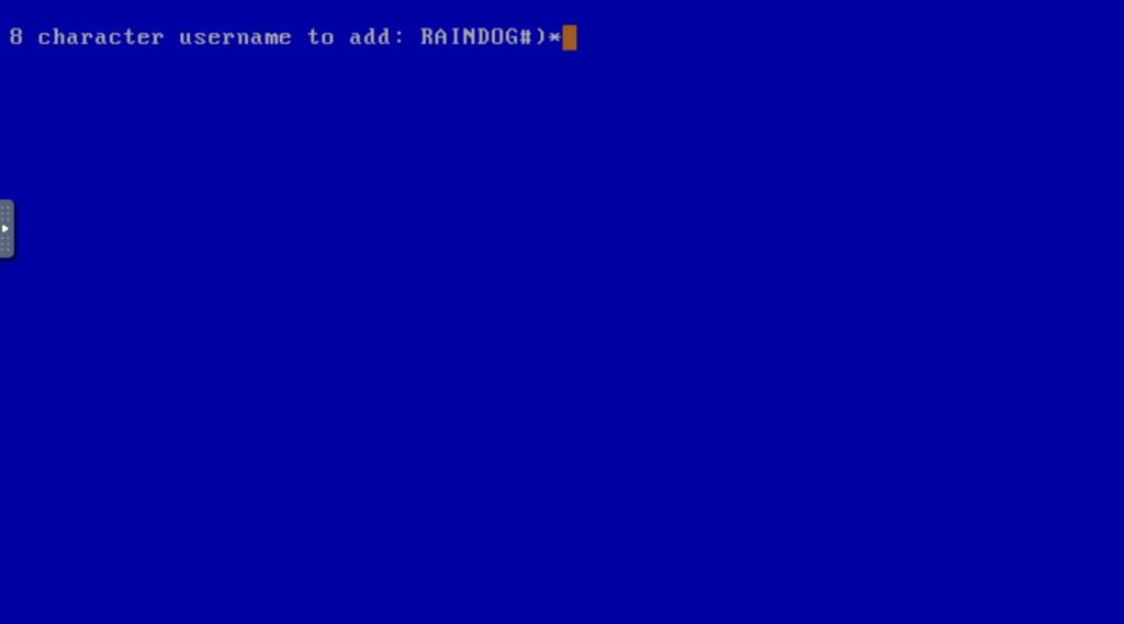 NetBSD ユーザー追加