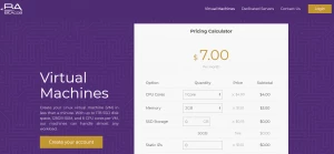 BitAccel VPSホスティング価格計算機