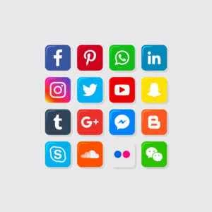 ソーシャル メディアの存在を相互に連携させましょう。