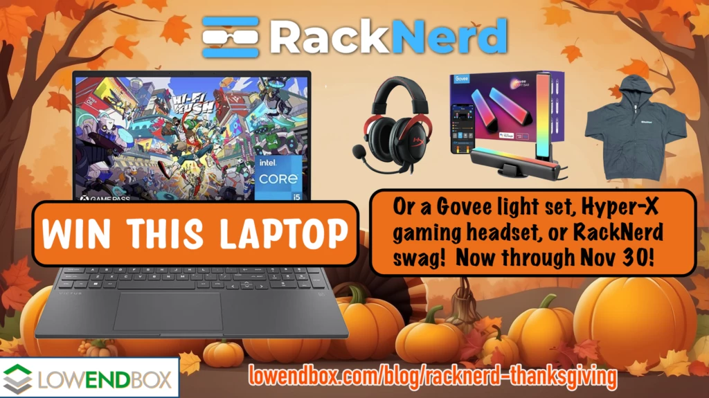 トリプル ヘッダー: 史上最高の感謝祭の七面鳥のレシピ、RackNerd の景品のボーナス コード、格安 VPS オファーの素晴らしいお買い得品!