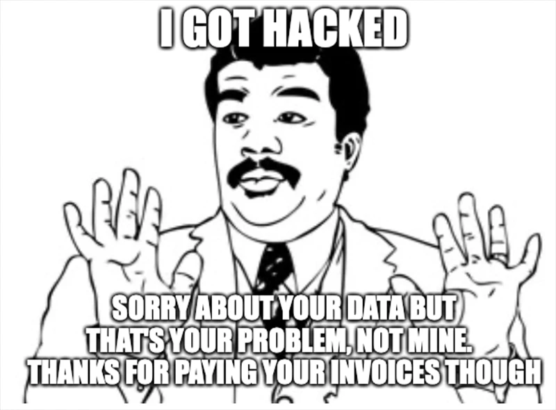 ハッキングされた