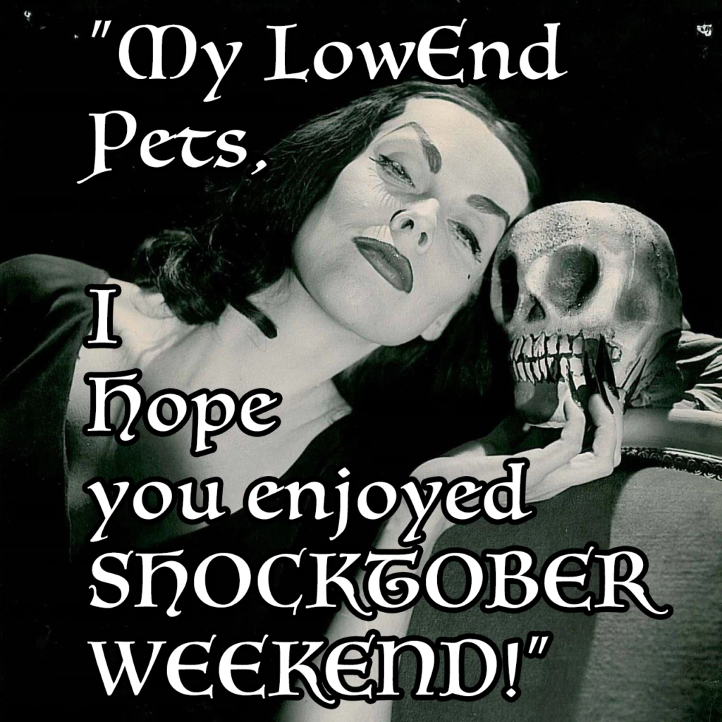 ショックトーバーウィークエンド: ありがとう!