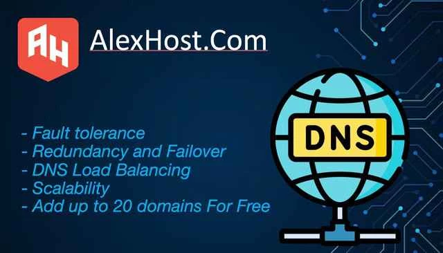 AlexHost から無料で高可用性の DNS ホスティングを入手しましょう!